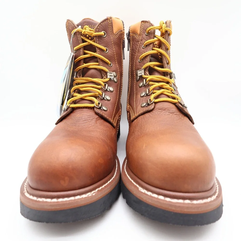 Dan Post Modern Waterproof Work Boots Mens 10.5 D Brown Leather NWT